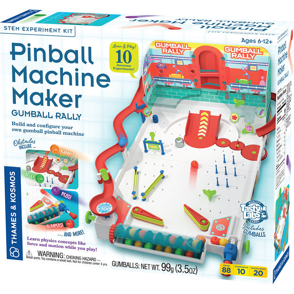 Pinball Machine Maker: Gumball Rally STEM Thames & Kosmos   