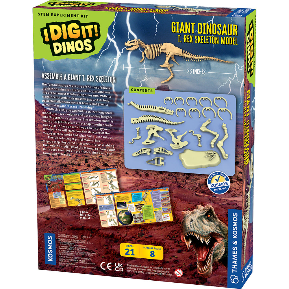 Giant Dinosaur Skeleton Kit STEM Thames & Kosmos   
