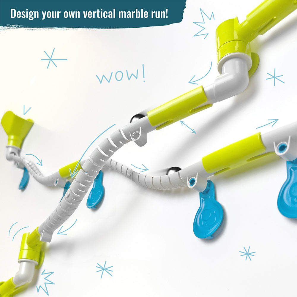 Gecko Run: Marble Run Flex-Corner Expansion Pack Marble Runs Thames & Kosmos