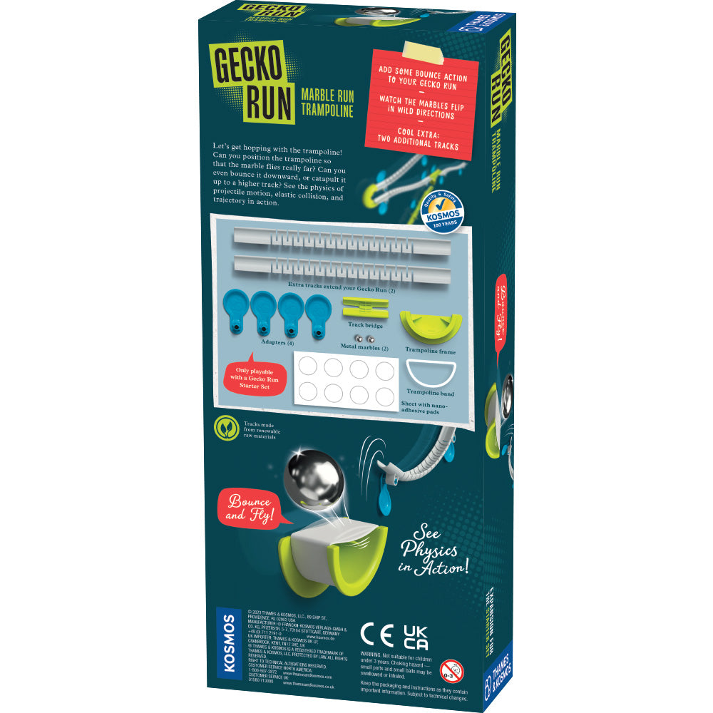 Gecko Run: Marble Run Trampoline Expansion Pack Marble Runs Thames & Kosmos   