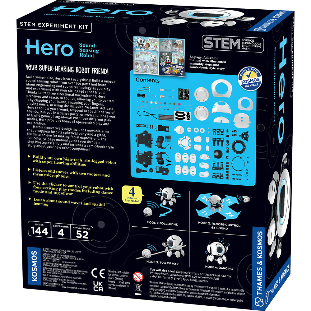 Hero: Sound Sensing Robot STEM Thames & Kosmos