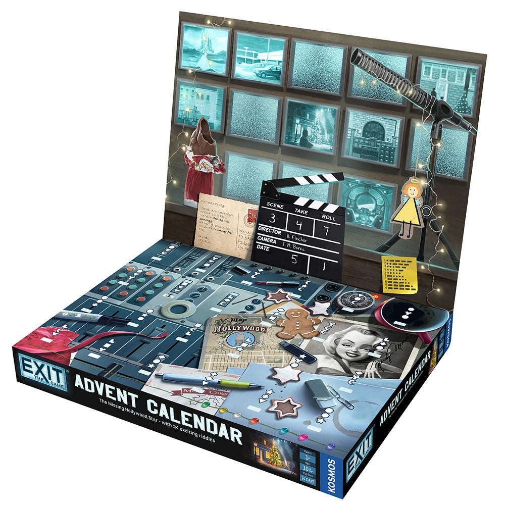 EXIT: The Game - Advent Calendar - The Missing Hollywood Star Games Thames & Kosmos   