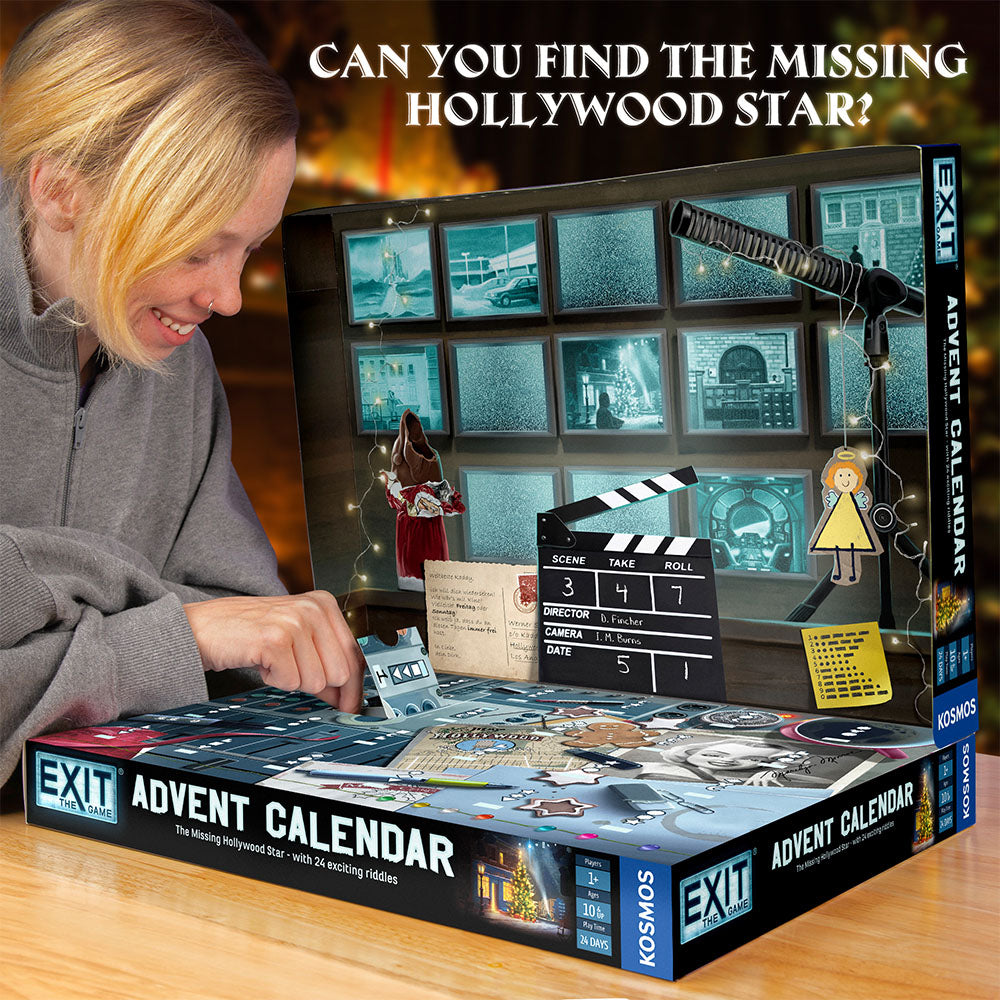EXIT: The Game - Advent Calendar - The Missing Hollywood Star Games Thames & Kosmos   