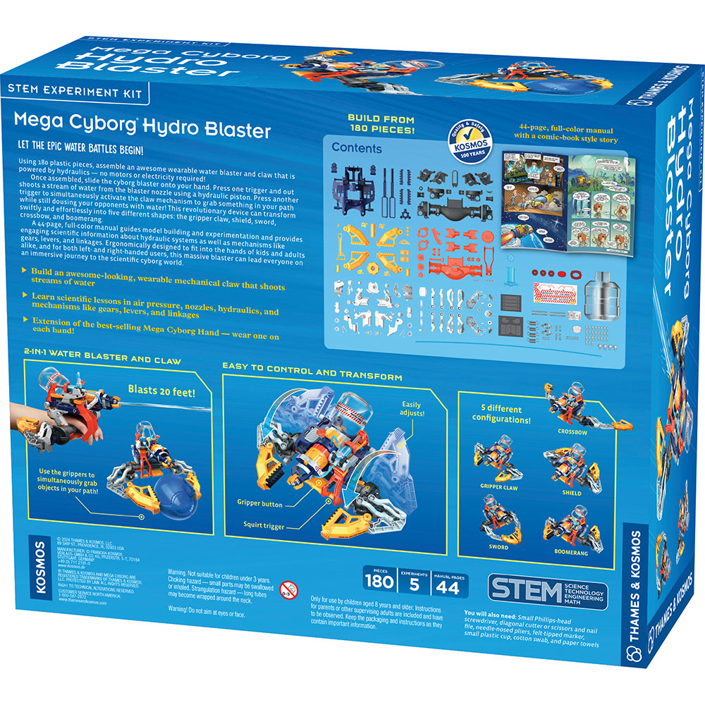 Mega Cyborg Hydro Blaster STEM Thames & Kosmos   