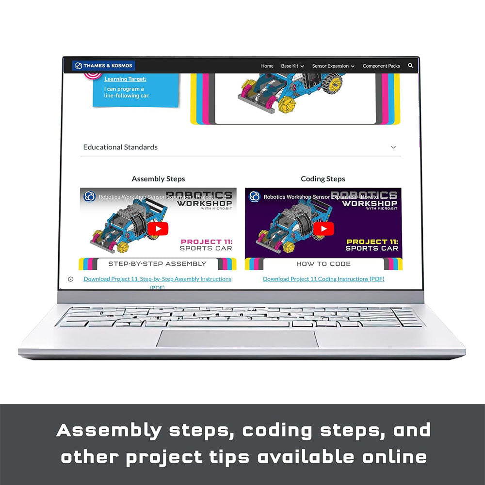 Sensor Expansion Pack for Robotics Workshop with Micro:Bit STEM Thames & Kosmos   