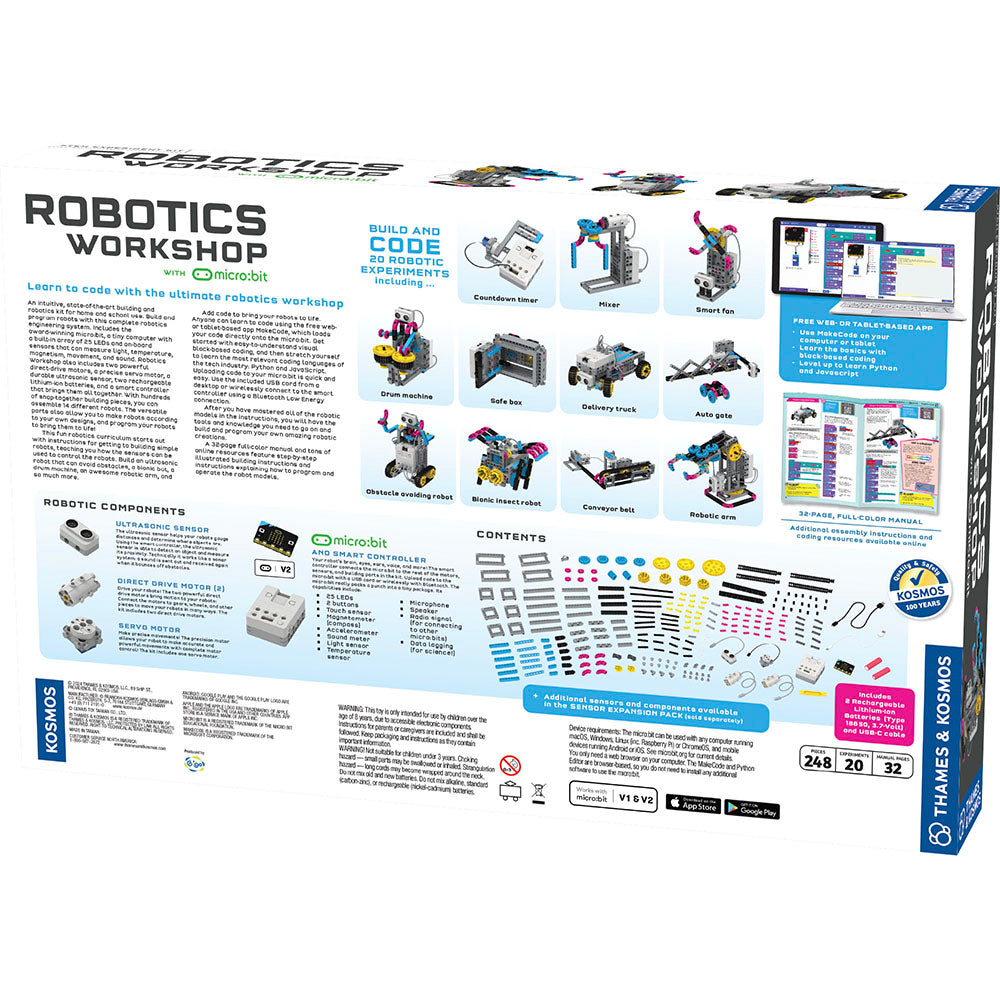 Robotics Workshop with Micro:Bit STEM Thames & Kosmos   