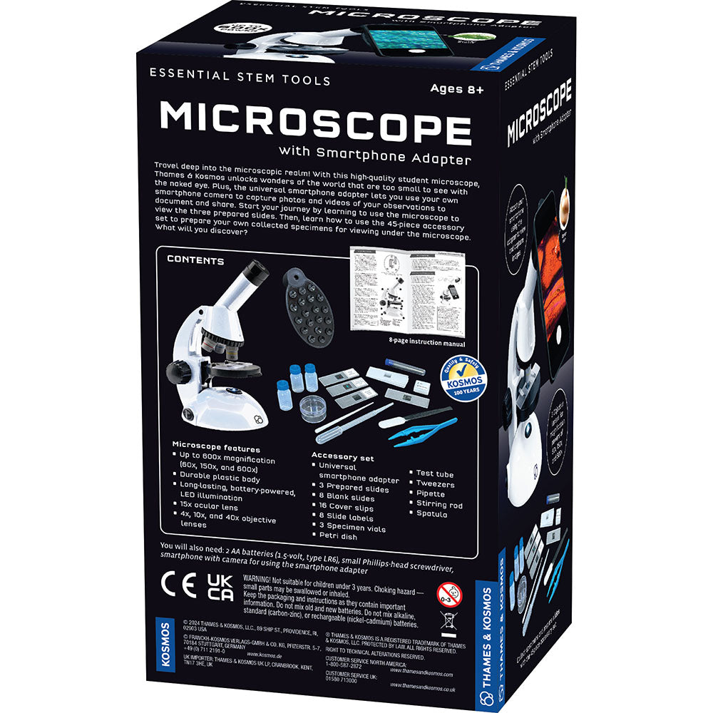 The Thames & Kosmos Microscope (with Smartphone Adapter) STEM Thames & Kosmos   