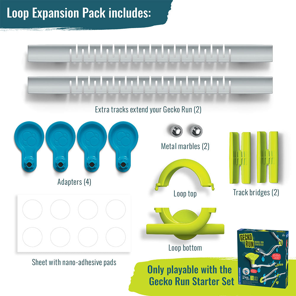 Gecko Run: Marble Run Loop Expansion Pack Marble Runs Thames & Kosmos   