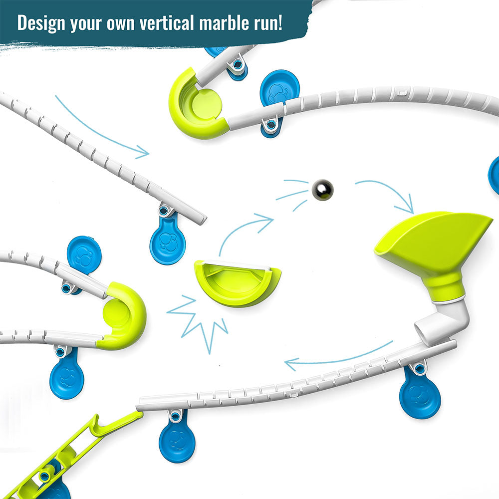 Gecko Run: Marble Run Trampoline Expansion Pack Marble Runs Thames & Kosmos   