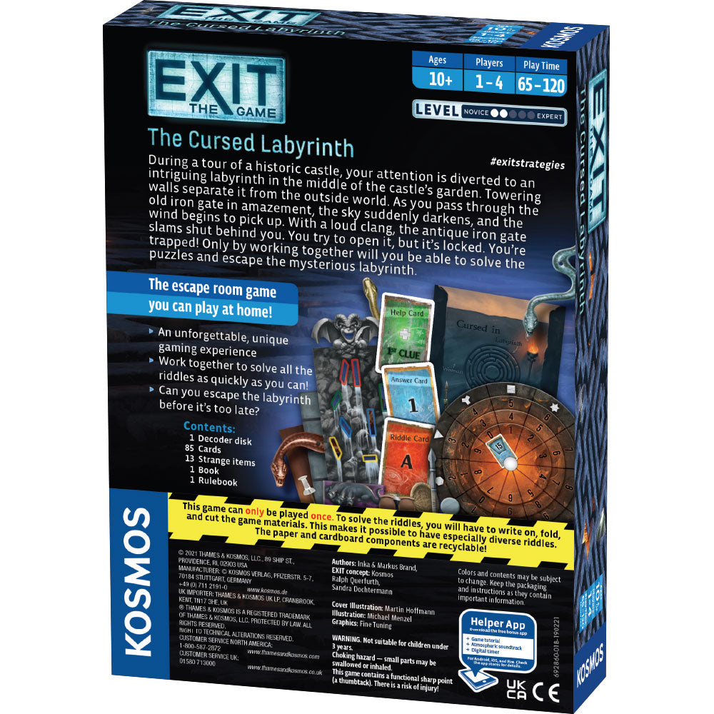 EXIT: The Cursed Labyrinth Games Thames & Kosmos   