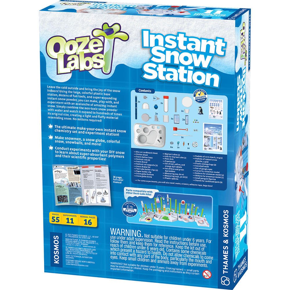 Ooze Labs: Instant Snow Station STEM Thames & Kosmos   