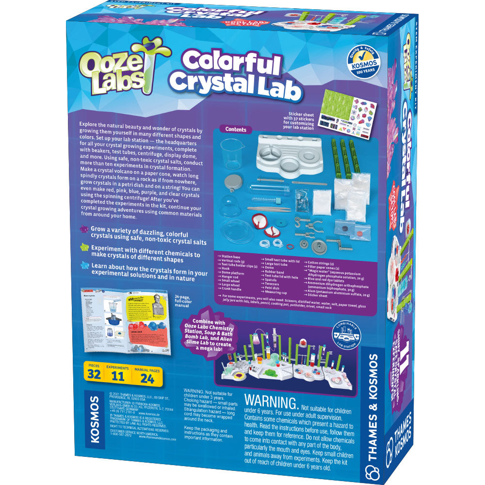Ooze Labs: Colorful Crystal Lab STEM Thames & Kosmos   