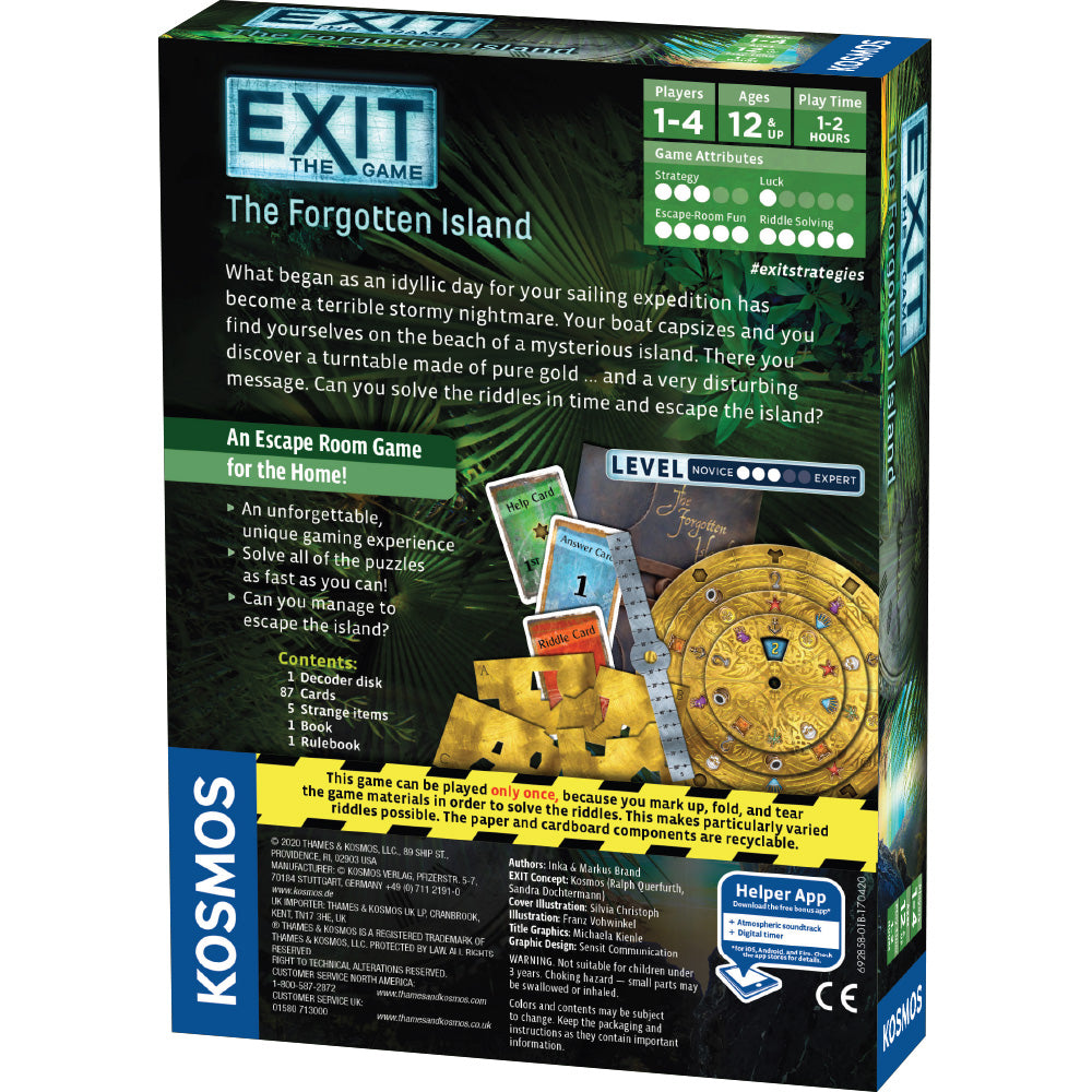 EXIT: The Forgotten Island Games Thames & Kosmos   