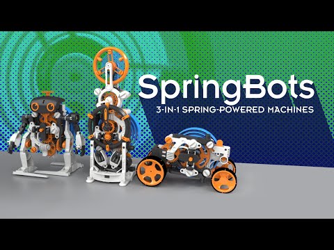 SpringBots: 3-in-1 Spring-Powered Machines STEM Thames & Kosmos